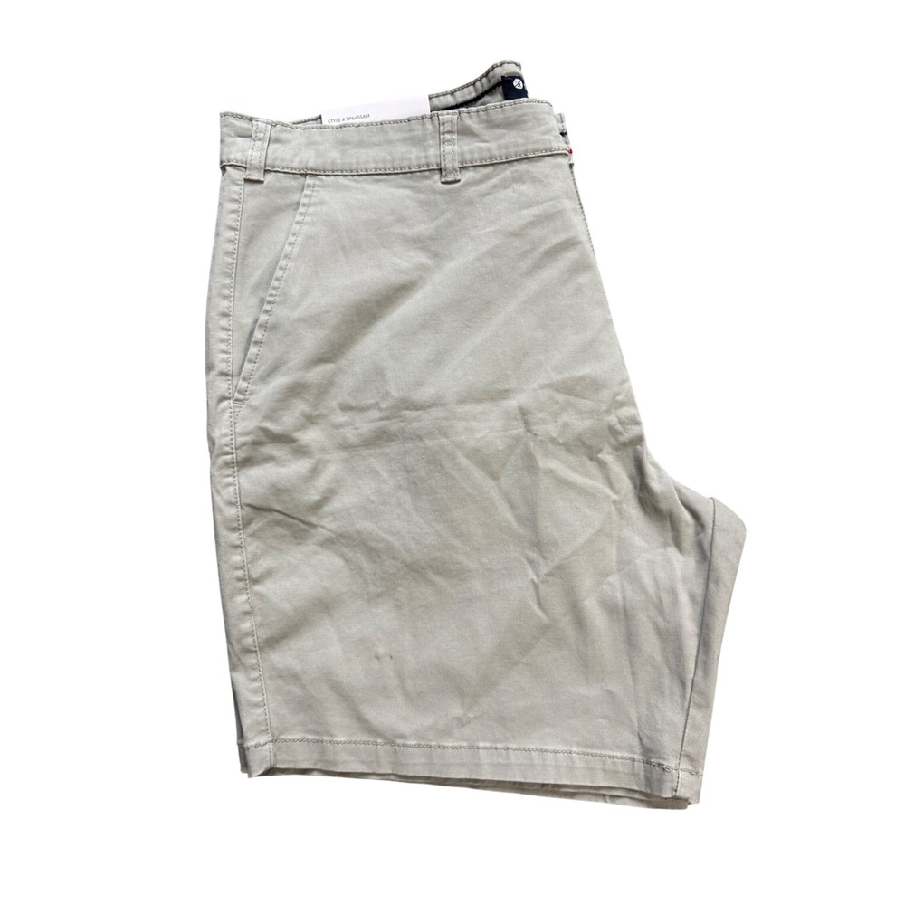 Sperry Mens Vintage Wash Flex Cotton Shorts Green 38 8 Inseam SP6455AM
